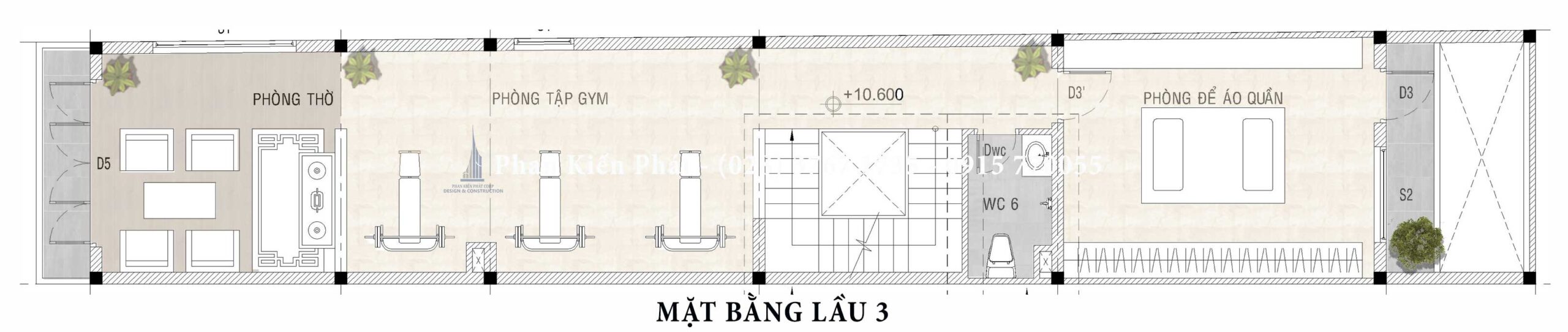 Mat Bang Lau 3 Nha Pho 4 Lau Ket Hop Phong Kham