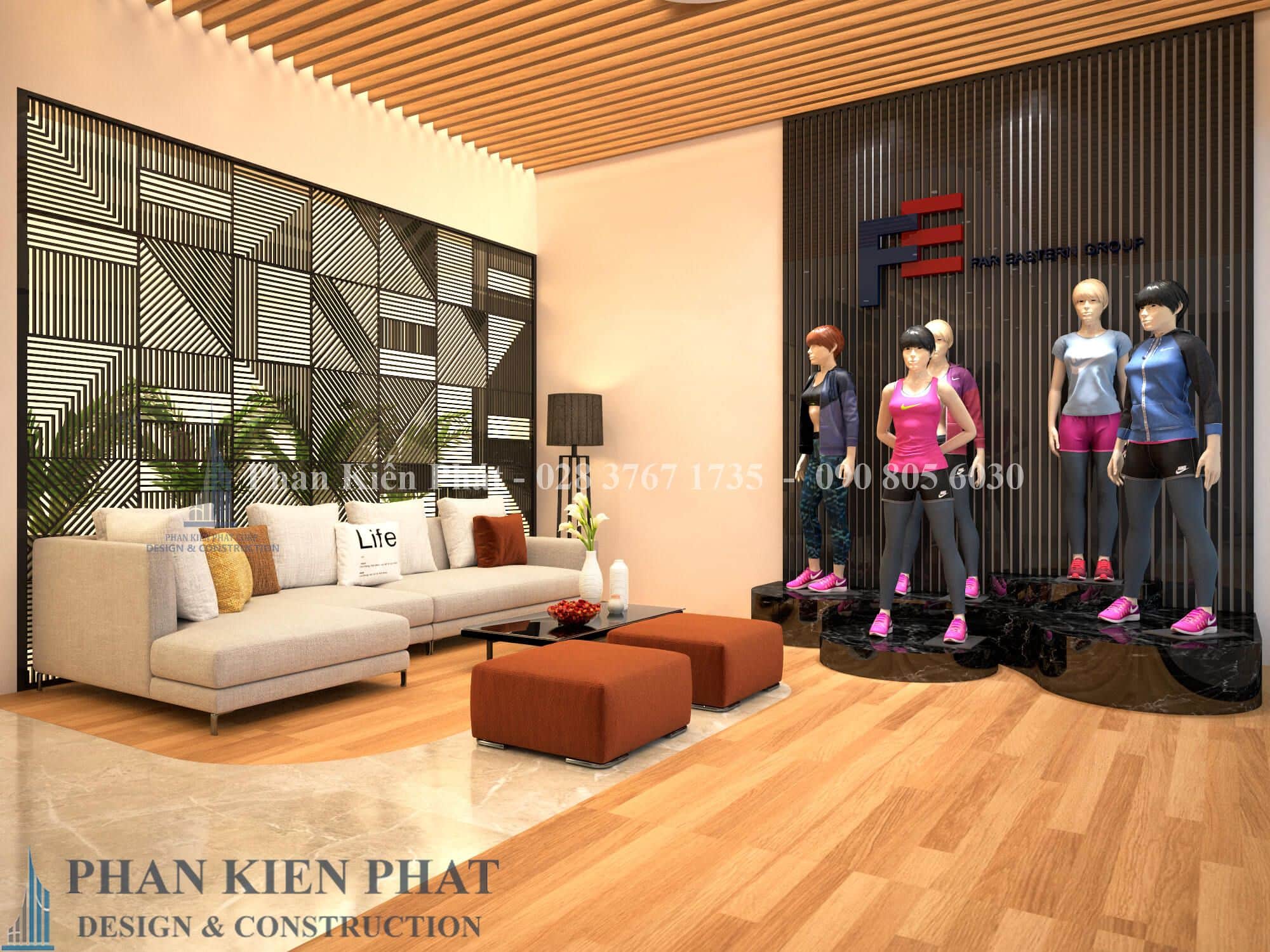 Thiet Ke Noi That Quay Le Tan 5 - thiết kế nội thất showroom