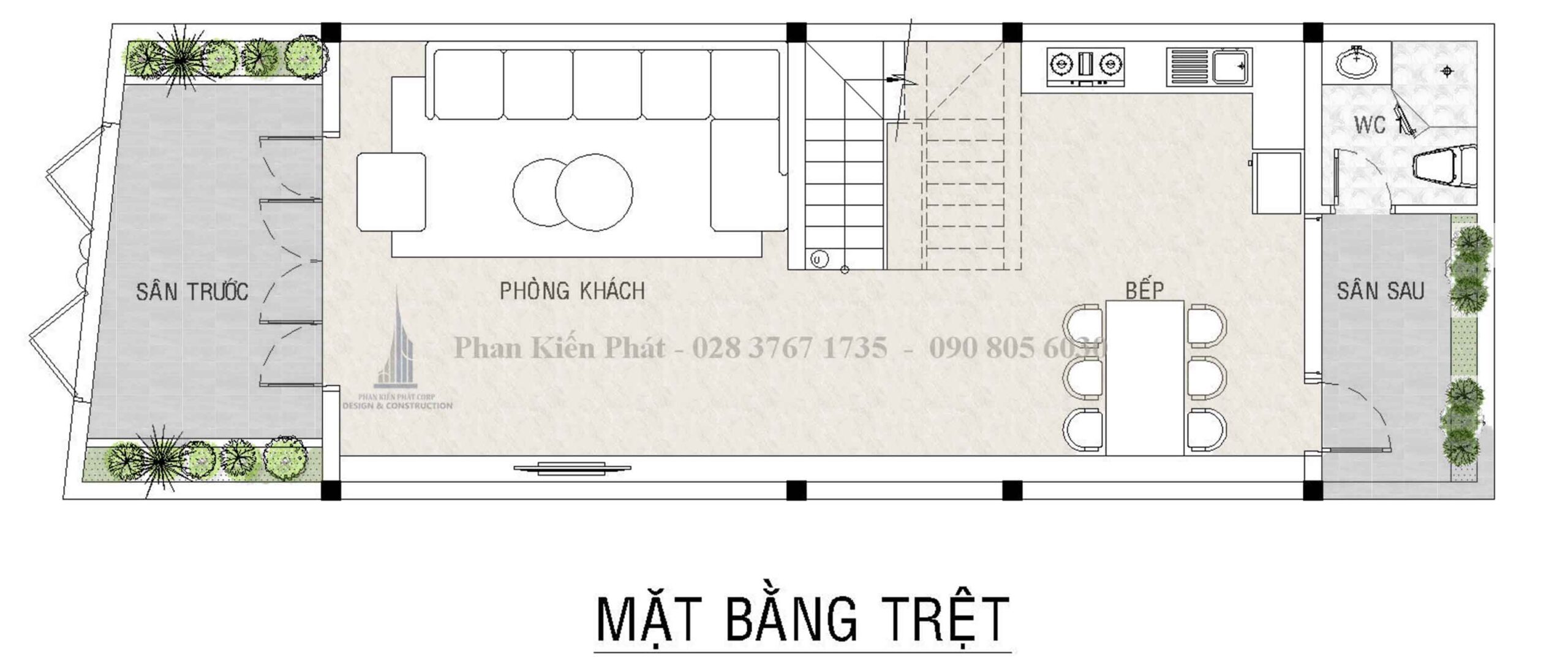 Mat Bang Cong Nang Nha Pho Tan Co Dien 1