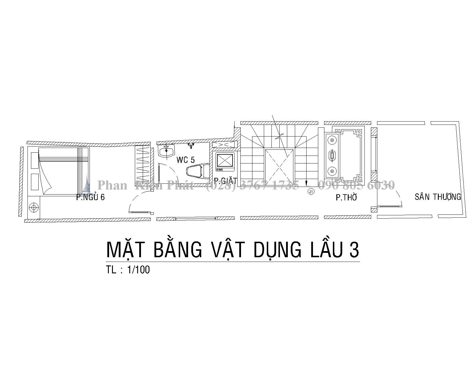 Mat Bang Lau 3 Nha Pho Hien Dai Anh Tan Dinh 1-nhà ống 1 trệt 1 lửng 3 lầu
