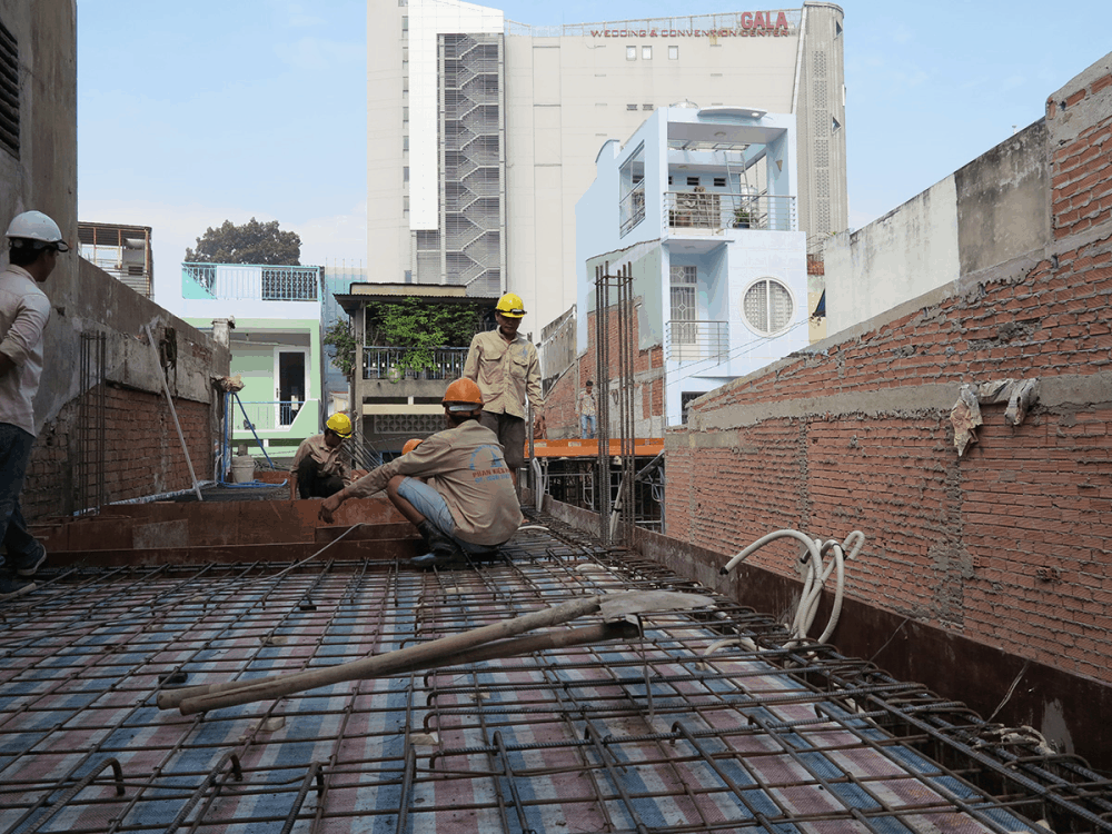Công trình nhà phố 5 tầng diện tích 3,8mx15m tại Tân Bình