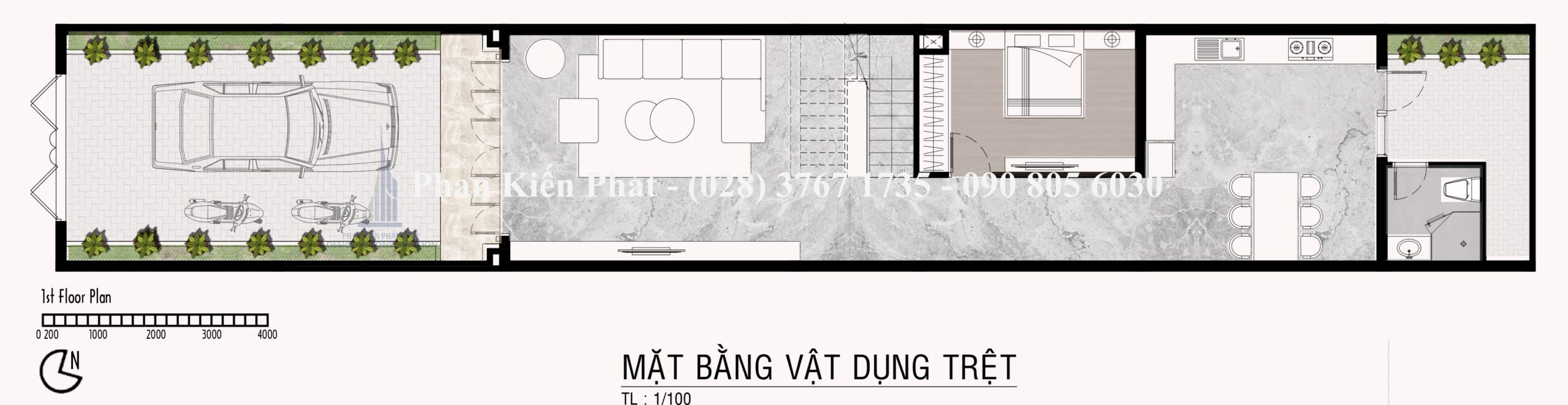 Mat Bang Tret Bo Tri Vat Dung Nha 3 Tang Tan Co Dien Binh Phuoc 2