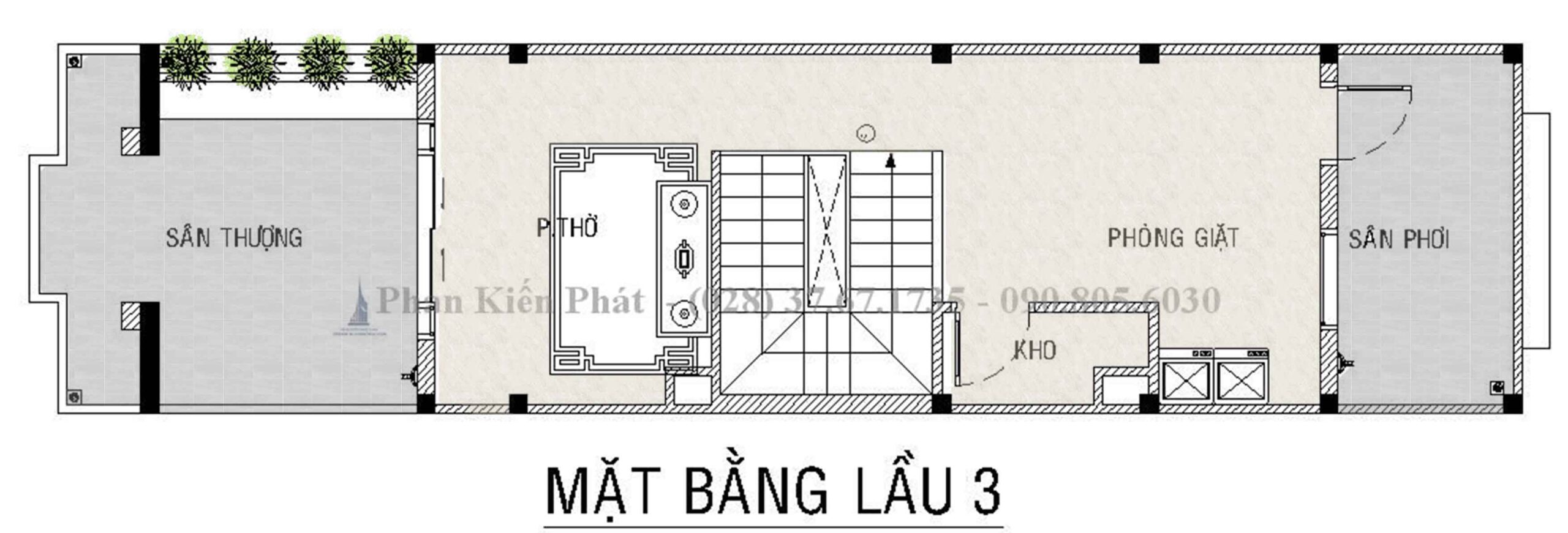 Mat Bang Lau 3 Nha Pho Co Dien Anh Tuan Tan Phu 1
