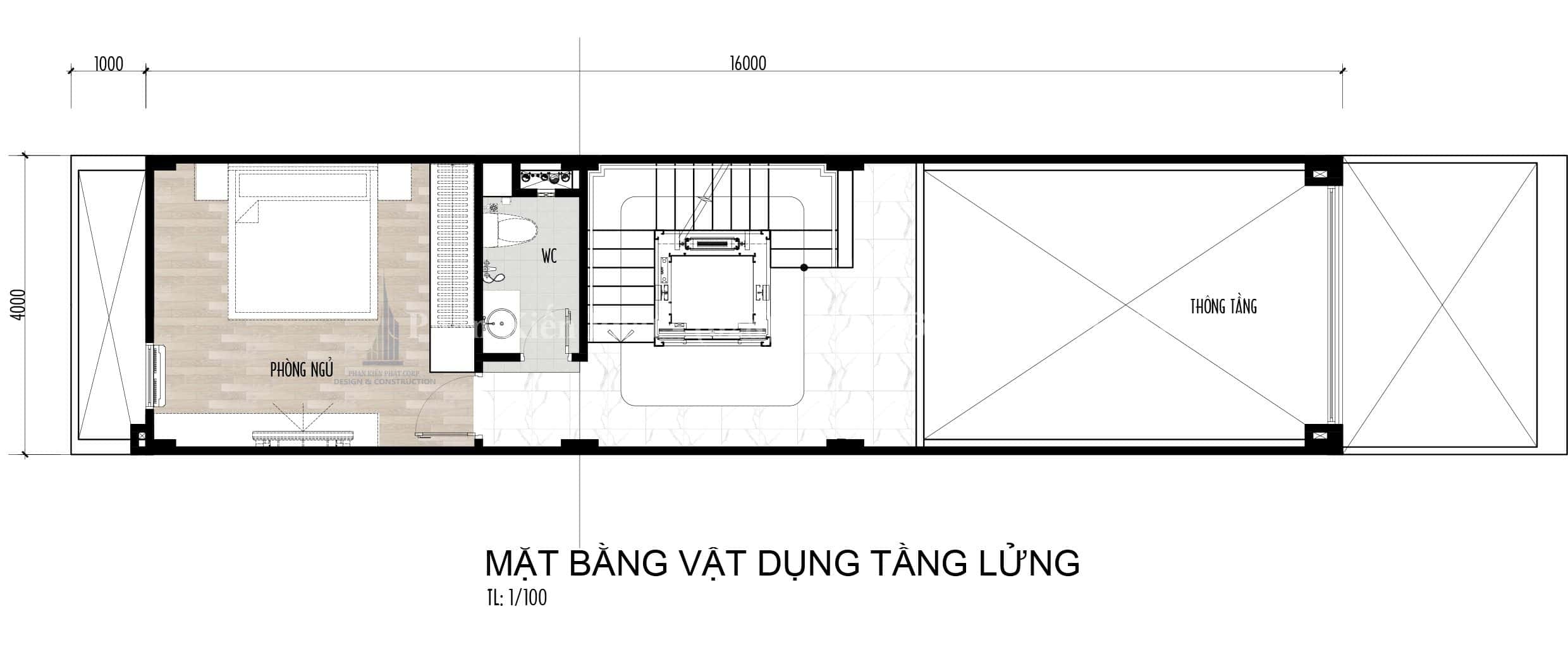 Mat Bang Cong Nang Nha 4x16 M 4 Phong Ngu Hien Dai 2