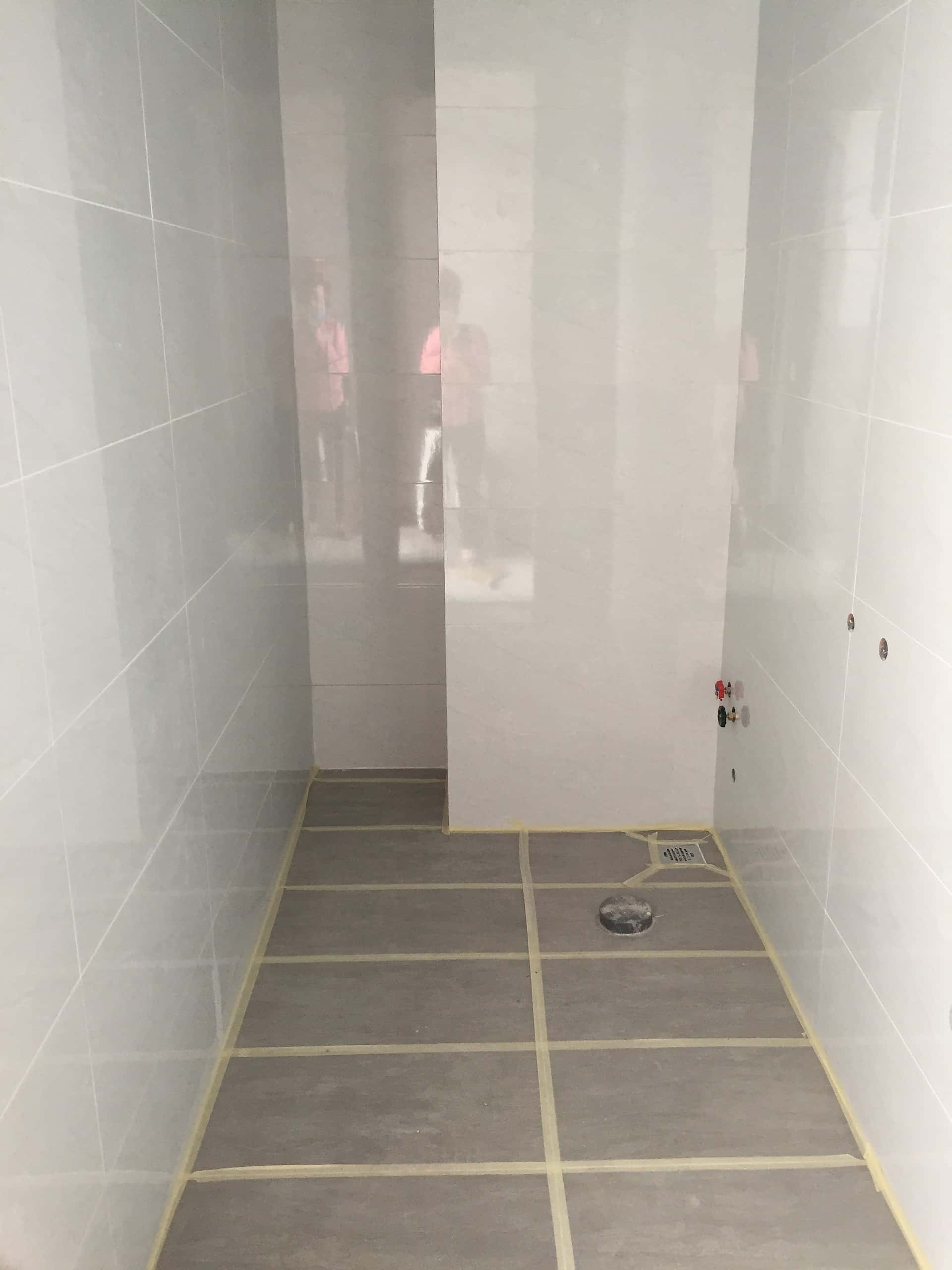 Sàn Toilet công trình nhà 4x16m 4 phòng ngủ