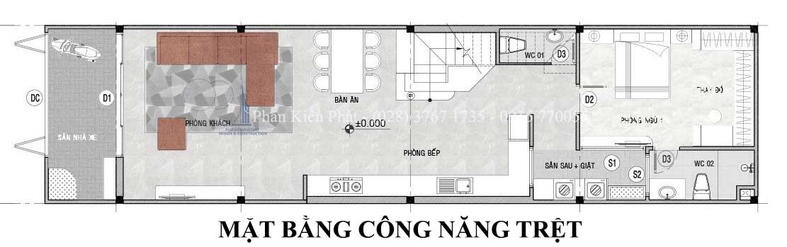 Mat Bang Cong Nang Nha Pho 2 Tang Dep Tai Ca Mau 1